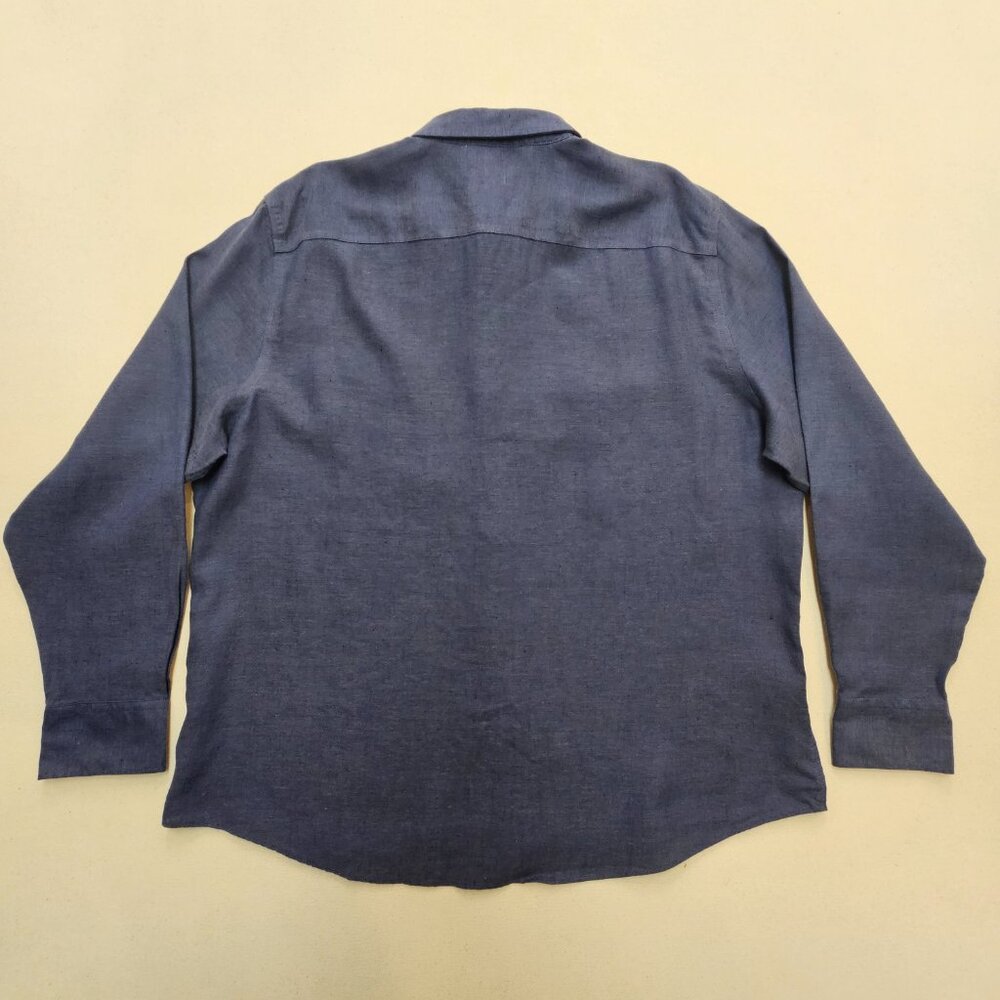 Untuckit Wrinkle Resistant Linen Button Down Xxl - image 7